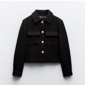 Zara wool blend jacket size M